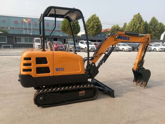 컴팩트 미니 크롤러 발굴기 310mm 블레이드 절단 깊이 2200kg 버킷 0.1-0.3cbm