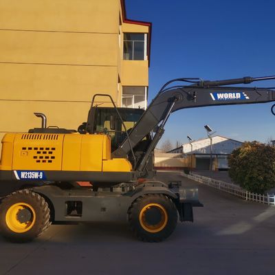 125HP 바퀴 달린 작은 굴삭기는 디자인 작은 수력 굴삭기를 인간화했습니다