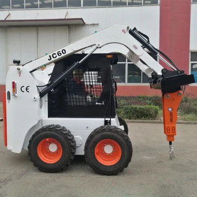 버킷으로 자동인 45 kw 작은 스키드 스티어 로더 4륜 구동