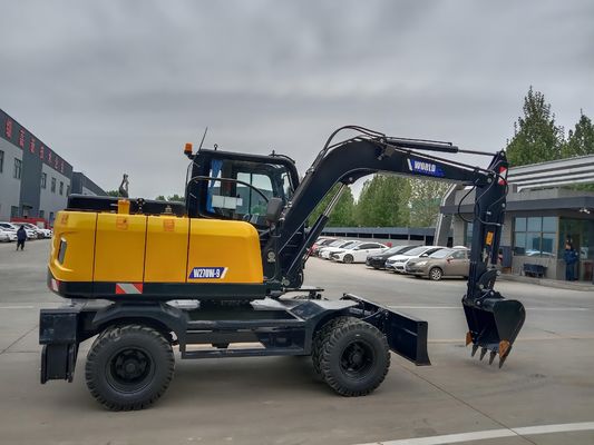 유차이 또는 카민즈 엔진 바퀴 무한궤도 굴착기 W270W-9