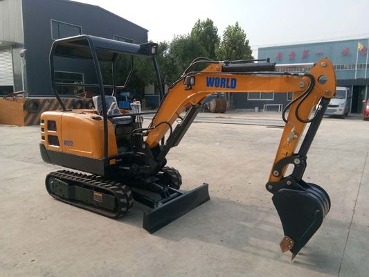 컴팩트 미니 크롤러 발굴기 310mm 블레이드 절단 깊이 2200kg 버킷 0.1-0.3cbm