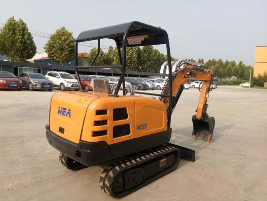 컴팩트 미니 크롤러 발굴기 310mm 블레이드 절단 깊이 2200kg 버킷 0.1-0.3cbm