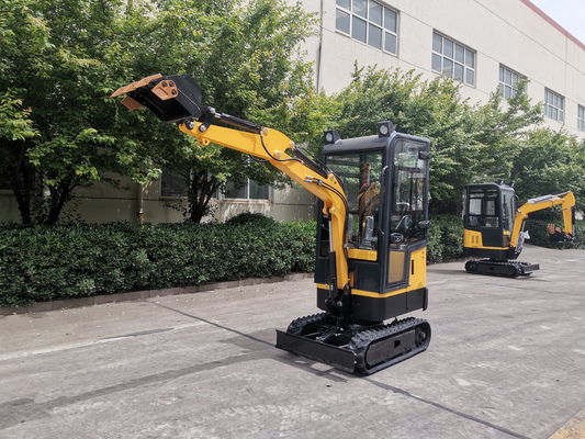 미니 발굴기 0.02에서 0.5 M3 작동 무게 1000kg 고무 또는 철 철도