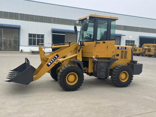 전면 로더 W120 작업 무게 2 톤 농업 채굴 구덩이 0.6 m3 0.8 m3