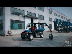 앞축 4WD 팜 오일 트랙터 휠베이스 2150mm 후축축 4WD